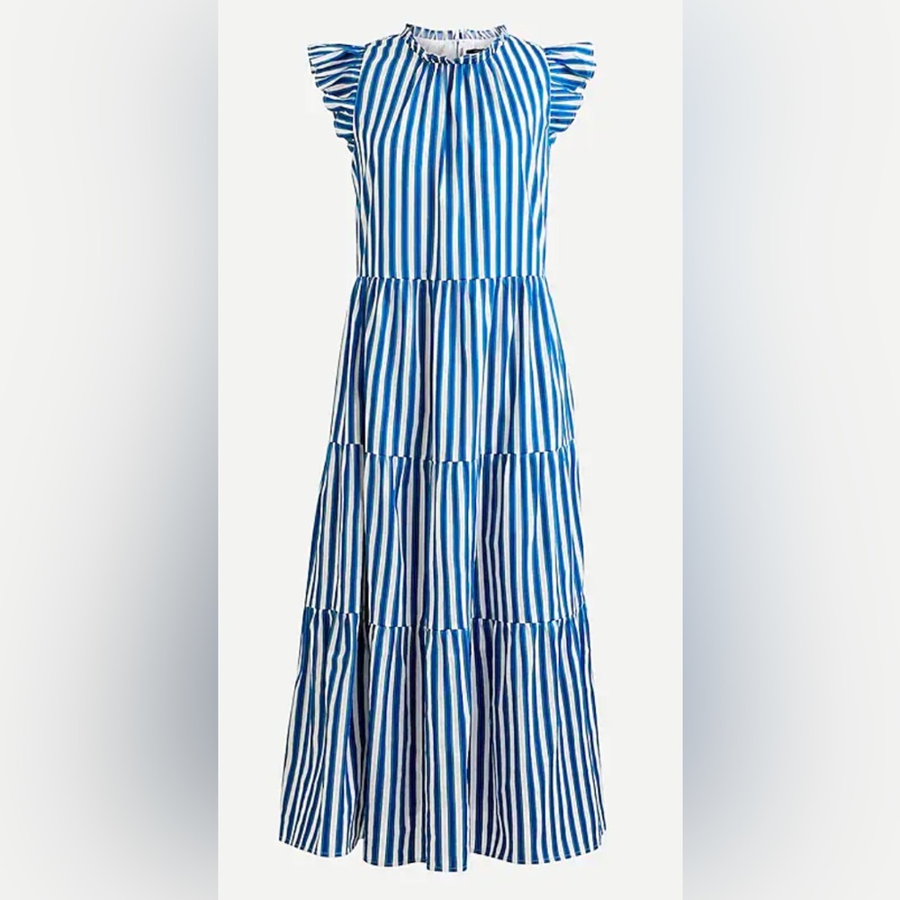 J.Crew striped Dobby Dress